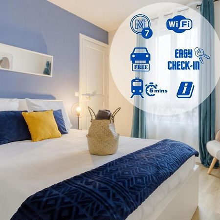 Bee Home Metro 7 + RER C + Easy Check-in + Parking Ivry-sur-Seine Esterno foto